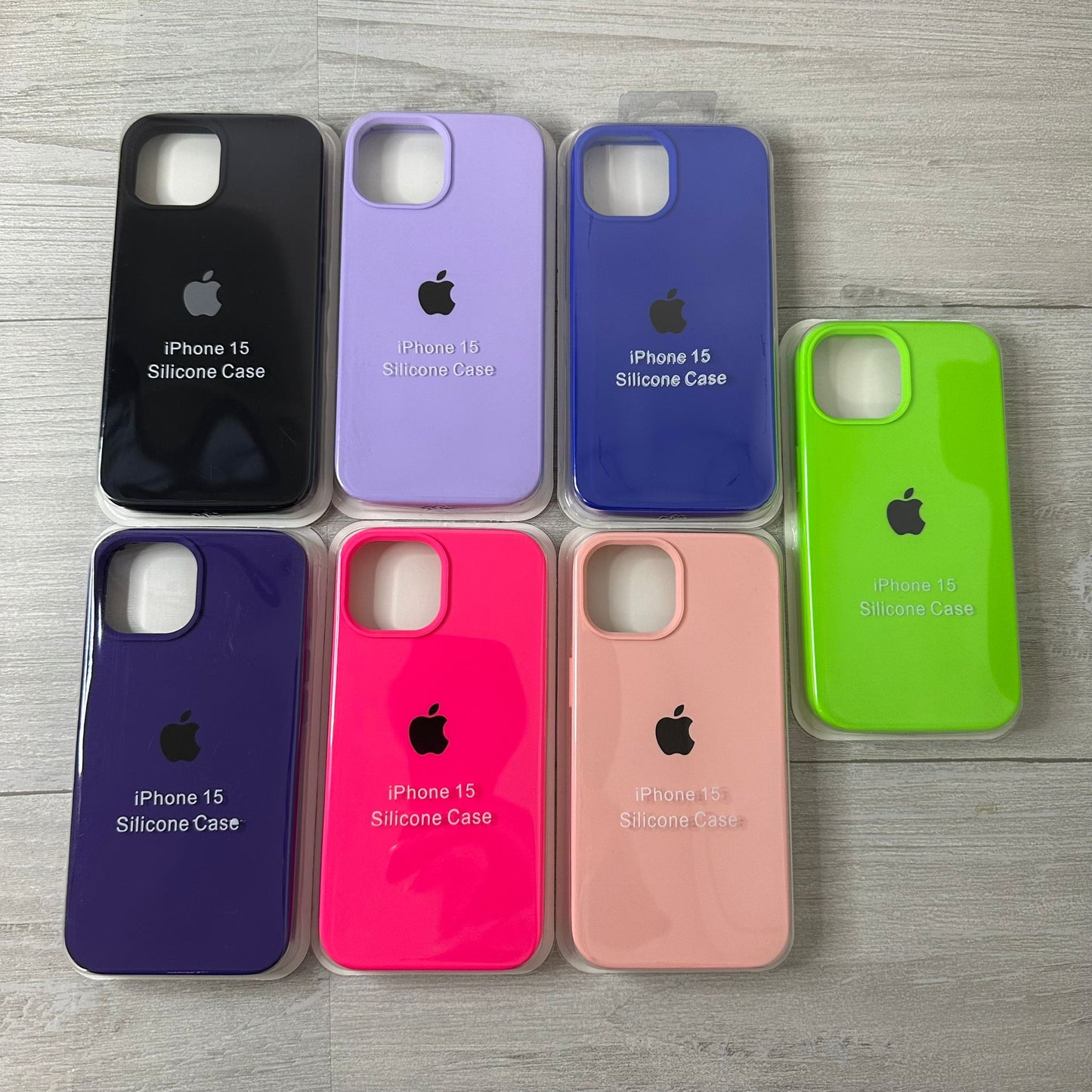 Silicone Case 15, 15 Pro, 15 Plus & 15 Pro Max